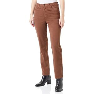 KAFFE Kvinnors jeans färgade beskurna ben raka passform high-waisted vanlig midja, Mjuk tyst, 44 KAFFE Kvinnors jeans färgade beskurna ben raka passform high-waisted vanlig midja, Mjuk tyst, 44