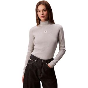 Calvin jeans dam LS vävd etikett polokrage LV047D203G andra toppar, grå (historia grå ljung), XL, Grå (Historia Grå Heather), XL Calvin jeans dam LS vävd etikett polokrage LV047D203G andra toppar, grå (historia grå ljung), XL, Grå (Historia Grå Heather), XL