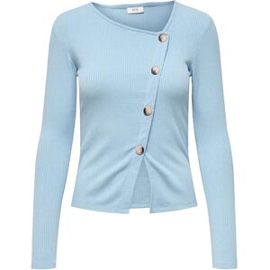 JDY freya L/S knapptopp JRS Noos, Kashmirblå, S JDY freya L/S knapptopp JRS Noos, Kashmirblå, S