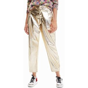 Desigual Dam casual byxor, GUL, XS Desigual Dam casual byxor, GUL, XS