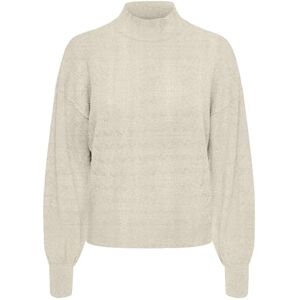 ONLY Damer Onlandria Ls Loose Highneck Cc KNT tröja, Whitecap grå/detalj: melerad, S ONLY Damer Onlandria Ls Loose Highneck Cc KNT tröja, Whitecap grå/detalj: melerad, S