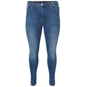 VERO MODA Kvinnliga skinny jeans VMLORA HW SS MB WASH Jeans- K Curve NOOS, Mellanblå denim, 44 VERO MODA Kvinnliga skinny jeans VMLORA HW SS MB WASH Jeans- K Curve NOOS, Mellanblå denim, 44