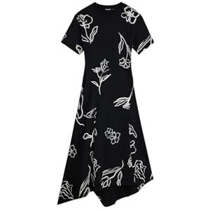 Desigual Vest_Lugn ledig klänning, svart, XL dam, Svart, XL Desigual Vest_Lugn ledig klänning, svart, XL dam, Svart, XL