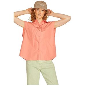 JJXX JACK & JONES Dam Jxetta Sl Poplin tröja Sn Blouse, Bränd korall, M JJXX JACK & JONES Dam Jxetta Sl Poplin tröja Sn Blouse, Bränd korall, M