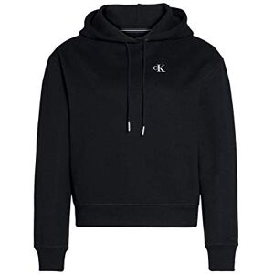 Calvin Ck Embroidery huvtröja för kvinnor, Ck svart, L Calvin Ck Embroidery huvtröja för kvinnor, Ck svart, L