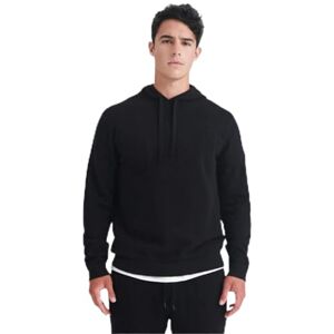 NAADAM Herr The Off-Duty kashmir huvtröja pullover tröja, Svart, XXL NAADAM Herr The Off-Duty kashmir huvtröja pullover tröja, Svart, XXL