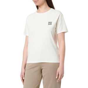 HUGO Dam casual T-shirt 10277507 01 Pyjama_T_Shirt, Öppen vit 110, 3XL HUGO Dam casual T-shirt 10277507 01 Pyjama_T_Shirt, Öppen vit 110, 3XL