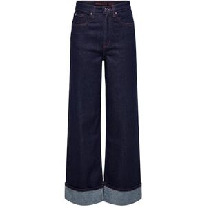 ONLY Dam Onlcarnaby Hw bred foldup röd Mae, mörk denimblå, 31 W x 32 L, Mörk denim blå, 31W x 32L ONLY Dam Onlcarnaby Hw bred foldup röd Mae, mörk denimblå, 31 W x 32 L, Mörk denim blå, 31W x 32L