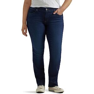 Lee – ultralyxig komfort med flexibel rörelse, jeans med raka ben för kvinnor, 42 lång Lee – ultralyxig komfort med flexibel rörelse, jeans med raka ben för kvinnor, 42 lång