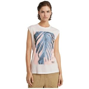 G-STAR RAW AI Print Elastisk midja sl t wmn, Grå (Lt Chalk D24672-4107-1284), XXS G-STAR RAW AI Print Elastisk midja sl t wmn, Grå (Lt Chalk D24672-4107-1284), XXS