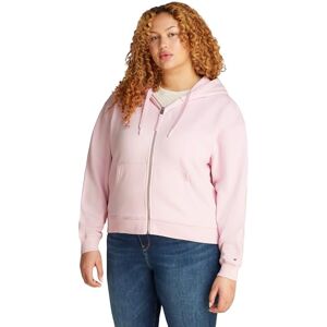 Tommy Hilfiger kvinnors CRV REG SCRIPT ZIP HOODIE WW0WW46072, rosa, 54, Rosa (ljusrosa), 54 Tommy Hilfiger kvinnors CRV REG SCRIPT ZIP HOODIE WW0WW46072, rosa, 54, Rosa (ljusrosa), 54