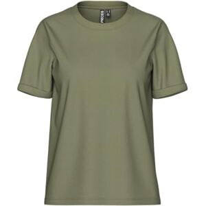 PIECES t-shirt dam, Djupt ljus grön, XL PIECES t-shirt dam, Djupt ljus grön, XL