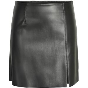 NOISY MAY Nmclara Penny PU Hw Slit Skirt Noos kjol dam, svart, S NOISY MAY Nmclara Penny PU Hw Slit Skirt Noos kjol dam, svart, S