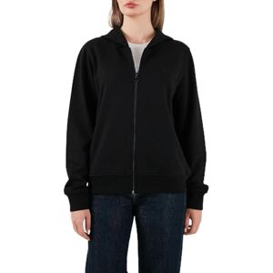 Giorgio Armani KVINNOR Ikonisk frottéhuva hel dragkedja tröja svart S, Svart, S Giorgio Armani KVINNOR Ikonisk frottéhuva hel dragkedja tröja svart S, Svart, S