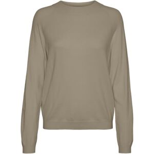 VERO MODA Vmhappiness Ls Raglan Pullove Ga Boo Rep, Silver Mink, XS VERO MODA Vmhappiness Ls Raglan Pullove Ga Boo Rep, Silver Mink, XS