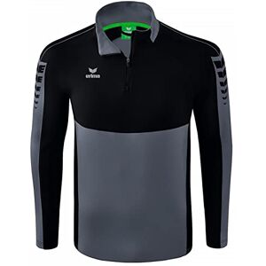 Erima Unisex Six Wings tränings topp, slate grå/svart, XXL Erima Unisex Six Wings tränings topp, slate grå/svart, XXL