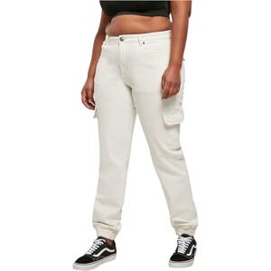 Urban Classics Dam ekologisk stretch denim cargobyxor byxor, offwhite raw, 31 Urban Classics Dam ekologisk stretch denim cargobyxor byxor, offwhite raw, 31