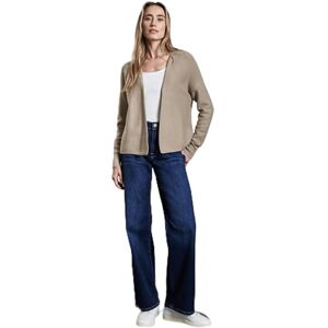 Street One öppen strukturkofta, Honung Sand Mel., 34 Street One öppen strukturkofta, Honung Sand Mel., 34