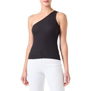 PIECES Dam Pcruka Sl One Shoulder Noos Top, svart, M PIECES Dam Pcruka Sl One Shoulder Noos Top, svart, M