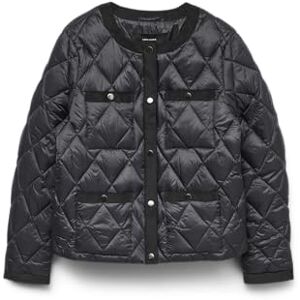 VERO MODA dam Vmviviane Short Jacka Ga, svart, l, svart, L VERO MODA dam Vmviviane Short Jacka Ga, svart, l, svart, L