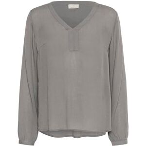 KAFFE dam lös passform blus bärnsten L/S blus – min 2 KAFFE dam lös passform blus bärnsten L/S blus – min 2