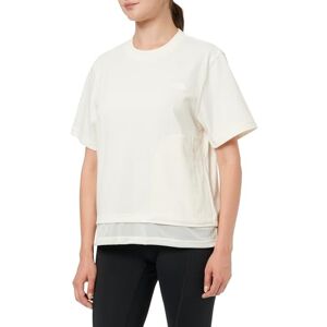 THE NORTH FACE NF0A8CMAQLI W Fabric Mix SS T-shirt AP T-shirt dam vit dun storlek S, White Dune, S THE NORTH FACE NF0A8CMAQLI W Fabric Mix SS T-shirt AP T-shirt dam vit dun storlek S, White Dune, S