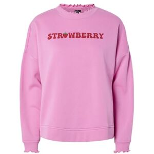 PIECES Pcmaliah Ls Print Sweat Bc, Fuchsia rosa, XS PIECES Pcmaliah Ls Print Sweat Bc, Fuchsia rosa, XS