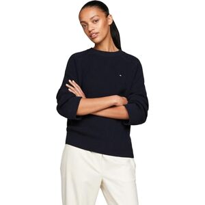 Tommy Hilfiger Dam Co Cardi Stitch C-nk SWT Pullovers, Öken himmel, S Tommy Hilfiger Dam Co Cardi Stitch C-nk SWT Pullovers, Öken himmel, S