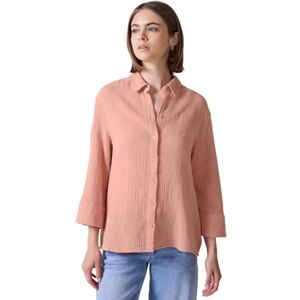 Street One Studio dam muslinskjorta blus, Dammig rosa, 42 Street One Studio dam muslinskjorta blus, Dammig rosa, 42