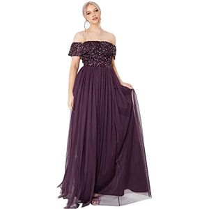 Maya Deluxe Bridesmaid dress dam, Berry, 32 SE Maya Deluxe Bridesmaid dress dam, Berry, 32 SE