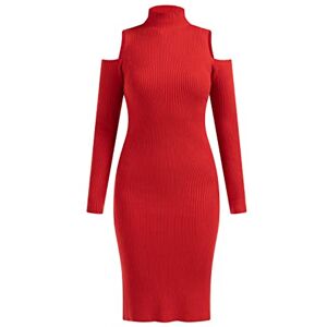 faina Stickad klänning för kvinnor, 11025468-FA01, röd, XL/XXL, stickad klänning, XL/XXL faina Stickad klänning för kvinnor, 11025468-FA01, röd, XL/XXL, stickad klänning, XL/XXL