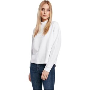 Urban Classics Damtröja överdimensionerad hög hals Crew sweatshirt, Vit, M Urban Classics Damtröja överdimensionerad hög hals Crew sweatshirt, Vit, M