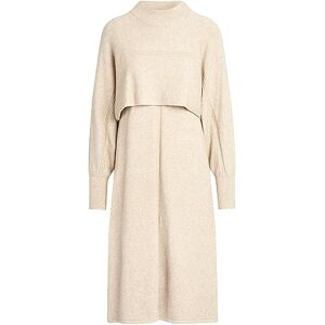 APART Fashion APART trendig damklänning, stickad klänning, 2-i-1-look, topp i cape-look, slitsad på sidan, Beige, L APART Fashion APART trendig damklänning, stickad klänning, 2-i-1-look, topp i cape-look, slitsad på sidan, Beige, L
