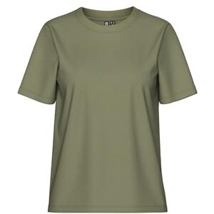 PIECES Bestseller A/S Dam Pcria Ss Solid Tee Noos Bc T-shirt, Djupt ljus grön, S PIECES Bestseller A/S Dam Pcria Ss Solid Tee Noos Bc T-shirt, Djupt ljus grön, S