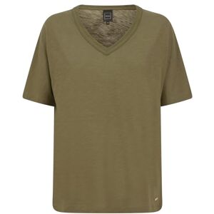 Geox Woman W T-shirt, brinnande oliv_M, Bränd oliv, M Geox Woman W T-shirt, brinnande oliv_M, Bränd oliv, M