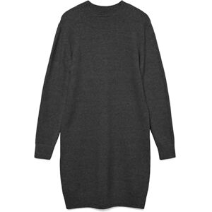 VERO MODA Vmboom Ls O-hals klänning Ga Noos, Mörkgrå melange, M VERO MODA Vmboom Ls O-hals klänning Ga Noos, Mörkgrå melange, M