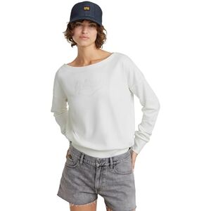 G-STAR RAW Boat Neck Loose Sw wmn, Grå (Lt Chalk D24579-a970-1284), M G-STAR RAW Boat Neck Loose Sw wmn, Grå (Lt Chalk D24579-a970-1284), M