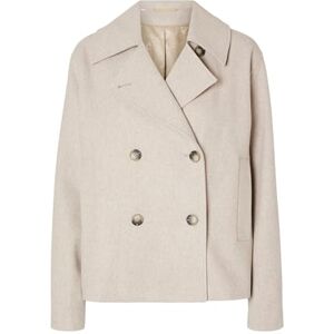 SELECTED FEMME kort jacka dubbelknäppt, sand, 42 SELECTED FEMME kort jacka dubbelknäppt, sand, 42