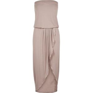 Urban Classics Dam viskos bandeau-klänning, Dukros, L Urban Classics Dam viskos bandeau-klänning, Dukros, L