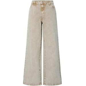 PIECES Pcfay Mw Wide denim jeans, Sandskal, 27 PIECES Pcfay Mw Wide denim jeans, Sandskal, 27