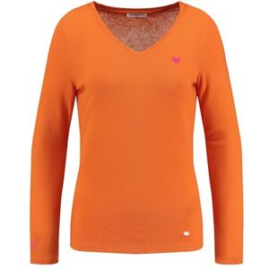 KEY LARGO damtröja WKN Mila v-hals, Neon Orange (1396), L KEY LARGO damtröja WKN Mila v-hals, Neon Orange (1396), L