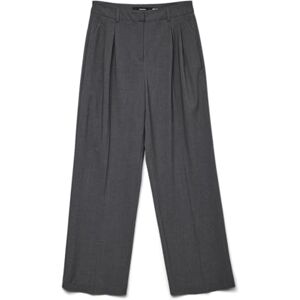VERO MODA dam Vmliba Hw Wide Pocket Detail-byxor, Mörkgrå melange, 44W / 32L VERO MODA dam Vmliba Hw Wide Pocket Detail-byxor, Mörkgrå melange, 44W / 32L