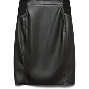 VERO MODA kvinnlig pennkjol VMBUTTERSIA kort kjol, Svart (svart svart), XL VERO MODA kvinnlig pennkjol VMBUTTERSIA kort kjol, Svart (svart svart), XL