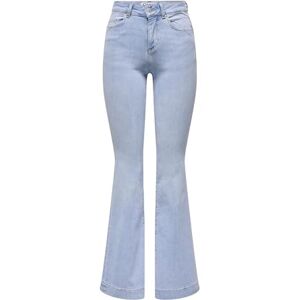 ONLY Onlblush Md Retro Flared DNM Dia322 Noos, Ljusblå denim, L / 32L ONLY Onlblush Md Retro Flared DNM Dia322 Noos, Ljusblå denim, L / 32L