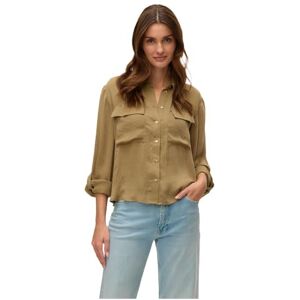 VERO MODA Vmfabiana LS damskjorta, VMA Noos, grön, XL, Dold grön, XL VERO MODA Vmfabiana LS damskjorta, VMA Noos, grön, XL, Dold grön, XL