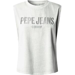 Pepe Jeans dam Mirari t-shirt, vit (vit), S Pepe Jeans dam Mirari t-shirt, vit (vit), S