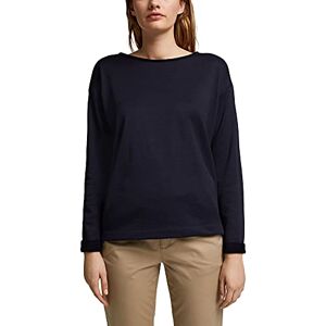 ESPRIT Sweatshirt med ekologisk bomull, marinblå, XS ESPRIT Sweatshirt med ekologisk bomull, marinblå, XS