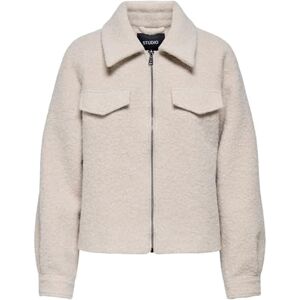 ONLY Onlmalo Boucle jacka för kvinnor OTW Noos, Pumice Stone, s, Pimpsten, S ONLY Onlmalo Boucle jacka för kvinnor OTW Noos, Pumice Stone, s, Pimpsten, S