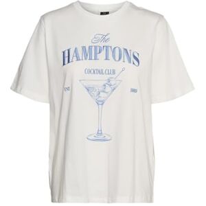VERO MODA Vmezra Caty SS Top Box JRS Ga T-shirt, snövitt tryck Hamptons, Small, Snövitt tryck Hamptons, S VERO MODA Vmezra Caty SS Top Box JRS Ga T-shirt, snövitt tryck Hamptons, Small, Snövitt tryck Hamptons, S