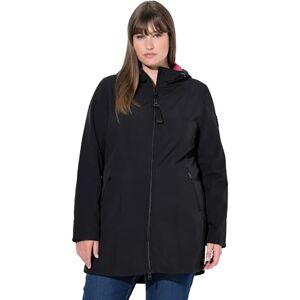 Ulla Popken dam stora storlekar överdimensionerade plus size HYPRAR softshelljacka, vattenavvisande, fleecefoder 836064, svart, 46 Ulla Popken dam stora storlekar överdimensionerade plus size HYPRAR softshelljacka, vattenavvisande, fleecefoder 836064, svart, 46